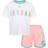 Nike Kid's Jordan T-Shirt and Shorts Set - Bleached Coral (35B558-A6P)
