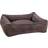Designed by Lotte Rest Bed Ribbed Brown 65x60cm