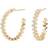 Pdpaola Crown Earrings - Gold/Transparent