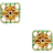 Loewe Anagram Stud Earrings - Gold/Green