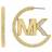 Michael Kors Statement Logo Hoop Earrings - Gold/Transparent