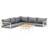 Venture Design Mexico Loungeset, 1 Bord inkl. 3 Soffor