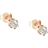 Efva Attling Crown & Stars Earrings - Gold/Diamond