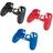 Hama PS4 Handkontrollsskydd 3st i Silikon - Röd