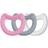 iPlay green sprouts First Teethers Silicone Teething Rings in Pink (Set of 3)