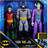 Spin Master Batman actionfigurer 3-pack Batman och Robin vs The Joker 30 cm