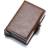 24.se RFID Wallet with Pop-up - Dark Brown