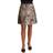 Dolce & Gabbana Mini Floral Print Jaquard Skirt