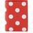 Comme des Garçons wallet polka-dot print small bifold wallet RED os