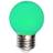 E27 1W grön LED-dekorationslampa, 45 mm