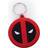 Marvel Comics Rubber Nyckelring Deadpool Symbol 6
