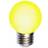 E27 1W gul LED-dekorationslampa, 45mm