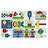 Miniland Mosaikvorlagen för superpegs-paket 12 bilder, grundfärger-95076