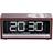 Blaupunkt CR60BT Bluetooth Radio Alarm Clock brown wood