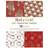 Red &; Gold Gift Wrapping Papers 12 Sheets