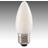 Sylvania LED-kronljuslampa E27 4,5 W 827 satinerad