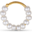 Jane Kønig Row Twist Earring - Gold/Pearls