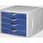 Helit Drawer box, HxWxD 212 x 262 x 330 mm, pack of 5, drawer design blue knight