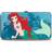 Disney Wallet Hinged Ariel Swimming Resting Poses Coral Reef Blues