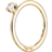 Efva Attling Love Bead Wedding Ring (0.19ct) - Gold/Diamond