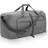 Duffelväska 55 L packbar duffelväska med skofack unisex grå resväska vattentålig duffelväska, Grå, size 55L