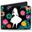 Wallet Bifold Alice Pose Silhouette Curiouser Curiouser Floral Collage