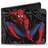 mens Buckle-down Pu Bifold - Spider-man Jumping Pose Fold