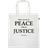 Oria There Can Be No Peace Without Justice Cloth Bag