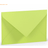 Paperado B6 kuvertkort – limegrön (5-pack)