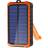 4smarts Solar Powerbank Prepper 12000mAh Litium Polymer (LiPo) Svart, Orange
