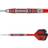Target Darts Unisex Hema 90% tungsten schweizisk spets stål spets dart-set, röd, silver och svart, 21 G