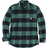 Carhartt Rugged Flex Relaxed Fit Midweight Flannel long Sleeves Plaid Shirt - Slate Green