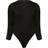 Yours Long Sleeve Ribbed Bodysuit - Black