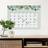 RoomMates RoomMates Decals green, Green Tropical Monthly Calendar Dry Erase Peel Decal