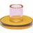 Hübsch Astra Candleholder Small Pink/Orange Ljusstake