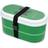 Puckator Minecraft Creeper Bento Lunch Box mit Gabel und Löffel Lunchlåda Unisex svart vit grön
