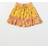 Printed twill skirt multicoloured Y