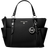 Michael Kors Sullivan Small Saffiano Leather Top-Zip Tote Bag - Black