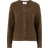 Selected Cardigan slfLulu LS Knit Short - Brown