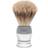 ERBE Shaving Shop Shaving brushes Badger hair shaving brush, plastic handle, white/grey Small 1 Stk