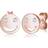 Elli Örhängen Smiley Face Emoji kristaller 925 silver, Sterlingsilver