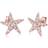 Elli Örhängen dam örhängen sjöstjärna strand med kristaller 925 sterlingsilver, Sterlingsilver, kristall