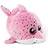 NICI 46964 Original – klubbar Delfina 15 cm – gosig leksak delfin ögon – fluffig mjuk leksak med stora glitterögon – gosiga djur för gosedjur älskare, PINK/vit