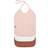 Lässig Unisex Baby Muslin Terry Bib haklapp, pulver rosa/milky/rost, En Storlek