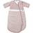 Gesslein 772212 Bubou babysovsäck med avtagbara ärmar: Temperaturreglering året runt sovsäck för baby/barn storlek 90 cm, randig och prickar rosé/vit, rosa, 480 g