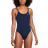 Nike Hydrastrong Solid Women's Spiderback 1-Piece Swimsuit - Midnight Navy