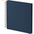 Rössler 1329452905 – S.O.H.O. Wire-O fotoalbum 180 x 180 mm, 60 svarta sidor, marinblå, 1 styck