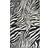Conceptum Hypnose Zebra Vit, Svart 100x300cm