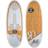 Ronix Koal Classic Longboard Wakesurfer Bamboo Wood Vit 5'4