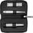 Zwilling TWINOX 3-pcs Leather Zip fastener case black